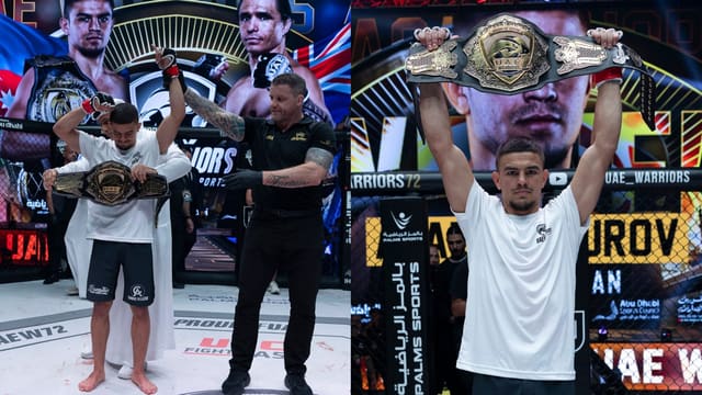 Azərbaycanlı MMA döyüşçüsü kəmər döyüşündə qalib gəldi