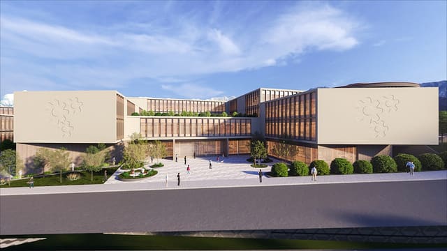 Qarabağ Universitetinin Mühəndislik fakültəsinin binası belə görünəcək - FOTO