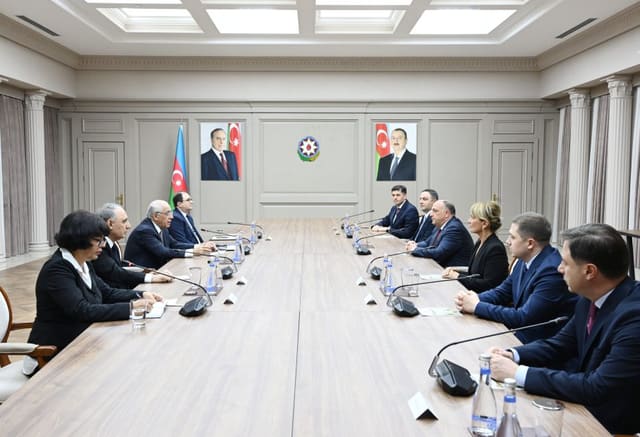 Azerbaijani PM Ali Asadov Meets Georgia's Prosecutor General Giorgi Gvarakidze