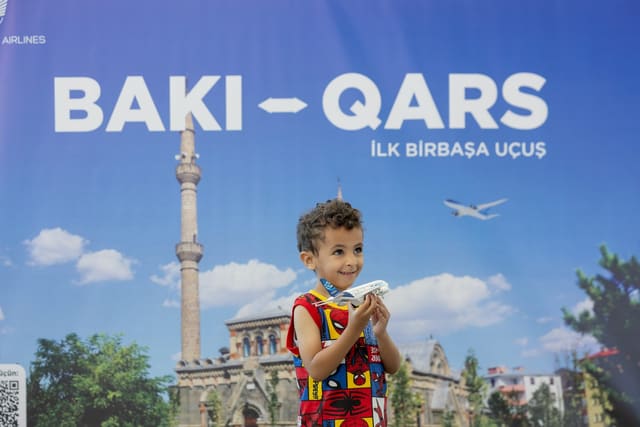 Azerbaijan Airlines Operates Inaugural Flight to Kars in Türkiye