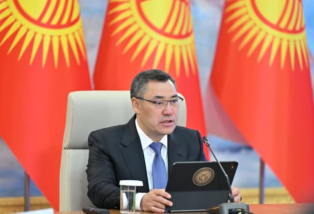 Sadır Japarov: Qırğızıstan və Azərbaycan bir-birinin timsalında etibarlı dost qazanıb