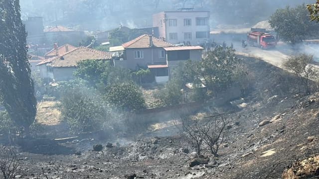 Türkiyədə Balıkesir və Biləcikdə meşə yanğınlarına müdaxilə davam edir
