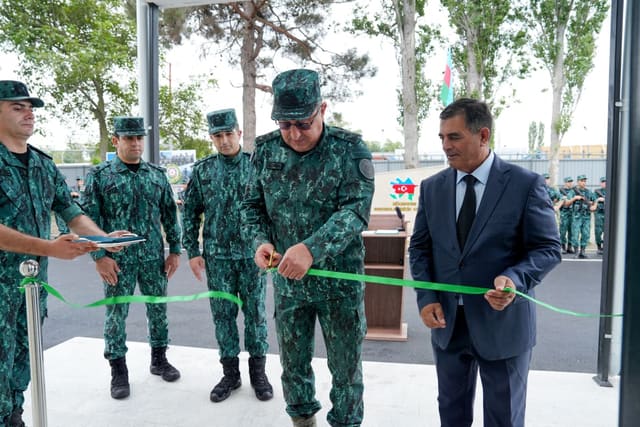 “Yalama” sərhəd komendantlığı xidməti istifadəyə verilib