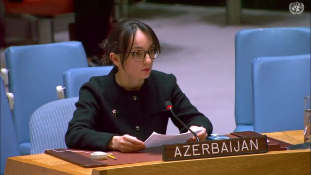 Azərbaycan I Qarabağ müharibəsində itkin düşənlərlə bağlı BMT-də bəyanat yayıb