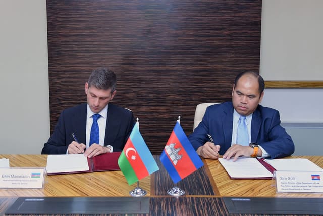 Azerbaijan, Cambodia Agree on Draft Double Taxation Avoidance Agreement
