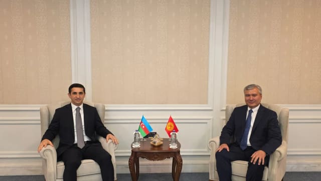 Azərbaycan və Qırğızıstan ədliyyə nazirləri görüşüb