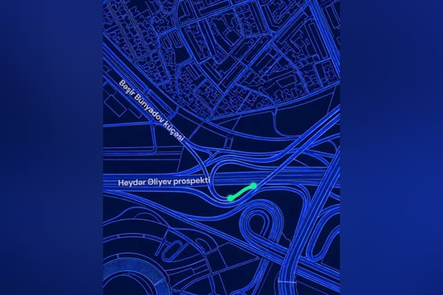 Bakıda yol qovşağında hərəkət üç gecə məhdudlaşdırılacaq