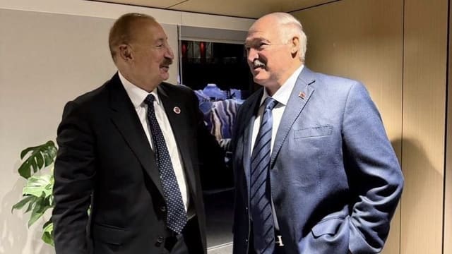 Bişkekdə Azərbaycan və Belarus prezidentlərinin görüşü olub