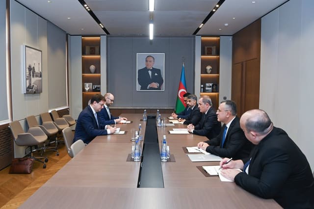 Ceyhun Bayramov Avstriyanın yeni səfirini qəbul edib