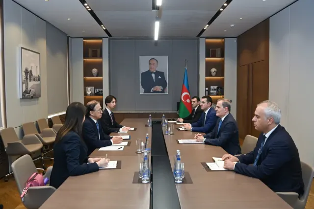 Jeyhun Bayramov receives Japanese ambassador