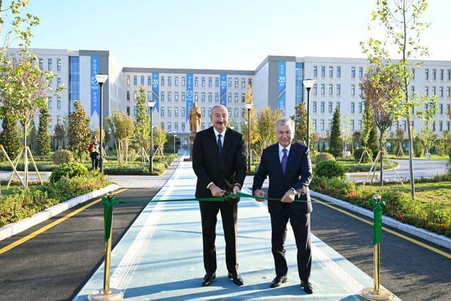 Daşkənddə Nizami Gəncəvi adına Milli Pedaqoji Universitetin açılışı olub - YENİLƏNİB
