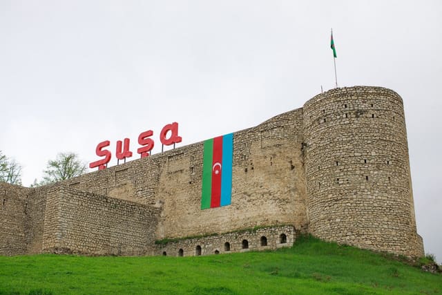 Diplomatic corps representatives arrive in Shusha
