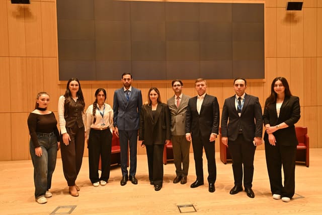 EYBA-nın payız konfransının iştirakçıları ADA Universitetində olub
