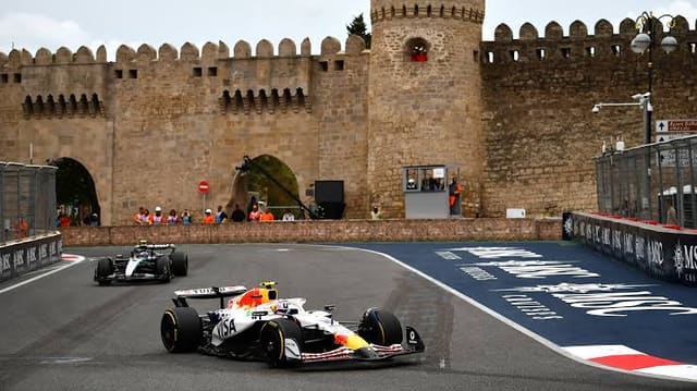 Winner of Formula 1 Azerbaijan Grand Prix awarded