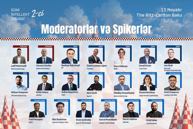 Süni İntellekt Zirvəsi 2026-nın spikerləri açıqlanıb