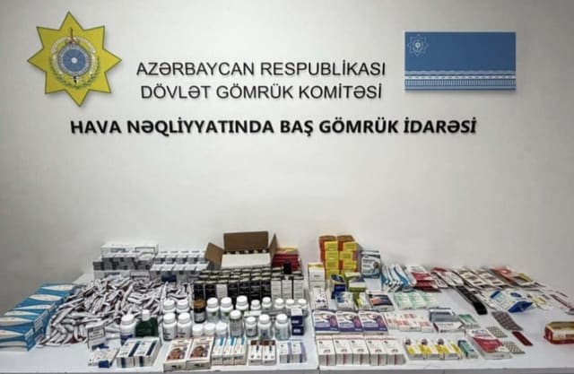 Gömrükdən gizlədilən dərmanlar və siqaretlər aşkarlanıb