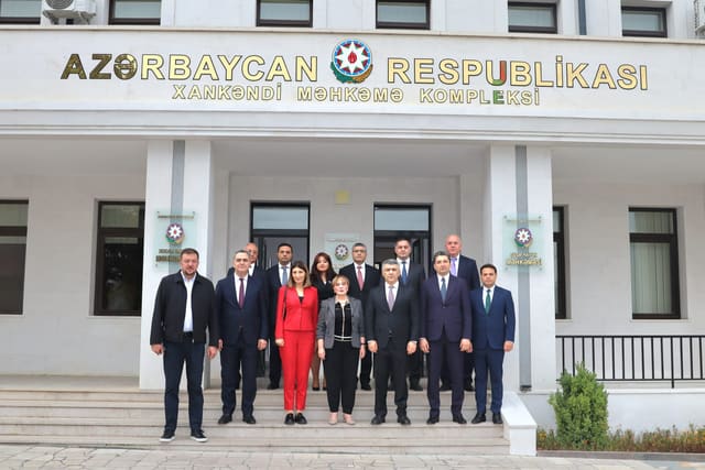 President of Supreme Court of Georgia visits Khankendi Court Complex