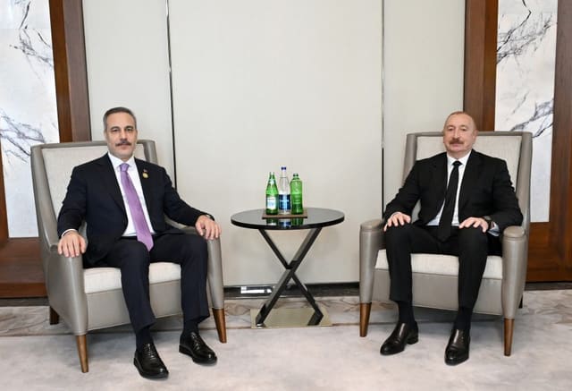 Ilham Aliyev receives Turkish foreign minister
