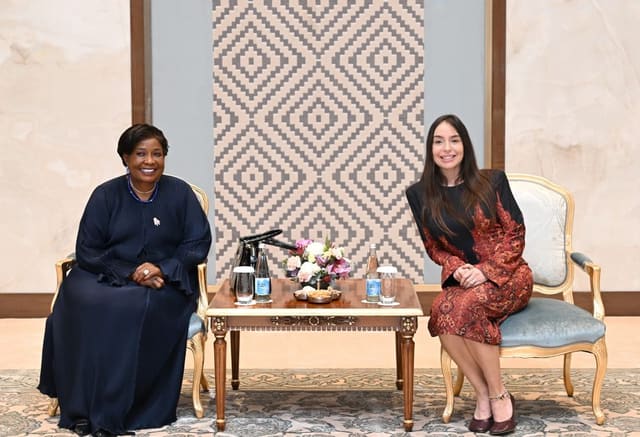 Leyla Aliyeva meets First Lady of Zimbabwe in Samarkand