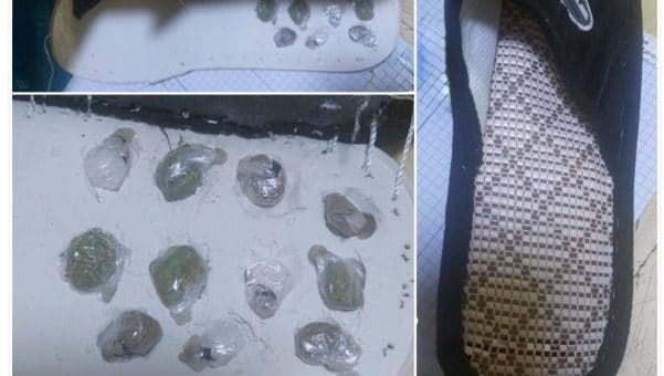 Məhkuma göndərilmiş tərliyin daban hissəsində narkotik vasitələr aşkarlanıb