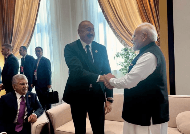Modi İlham Əliyevlə görüşündən paylaşım edib 