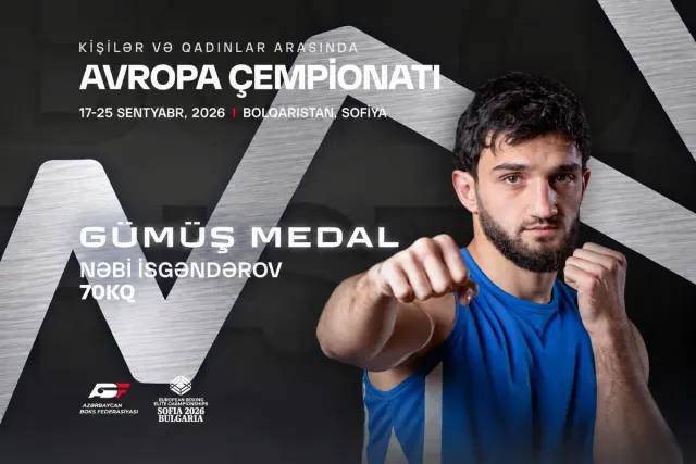 Nəbi İsgəndərov Avropa çempionatında gümüş medal qazanıb