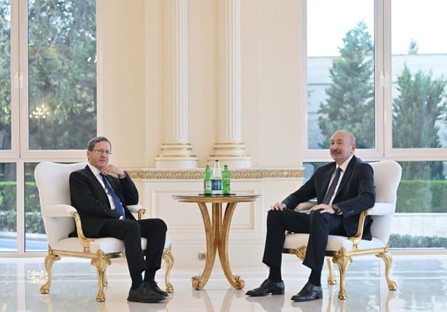 Prezident İlham Əliyevin İsrail Prezidenti ilə görüşü olub