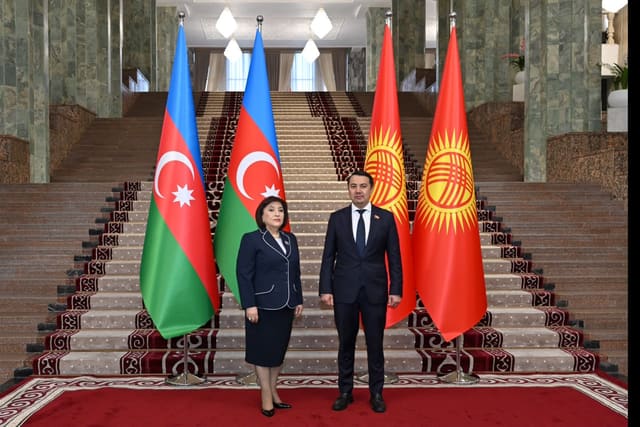 Qırğızıstan -Azərbaycan parlamentlərarası əlaqələr müzakirə edilib - YENİLƏNİB