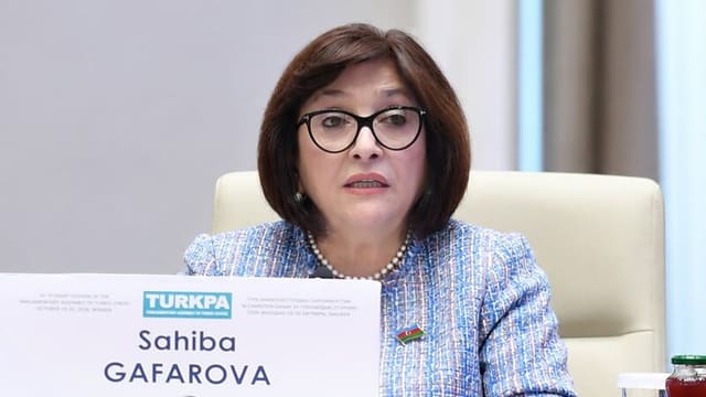 Sahibə Qafarova TÜRKPA-nın 15-ci plenar iclasında çıxış edib