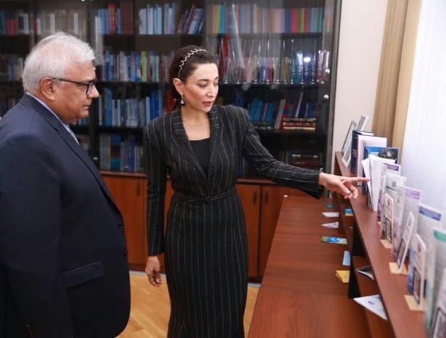 Səbinə Əliyeva Pakistanın Federal Konstitusiya Məhkəməsinin sədri ilə görüşüb