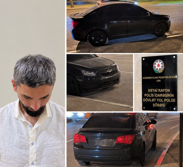 Xətai rayonunda narkotik təsiri altında avtomobil idarə edən şəxs saxlanılıb