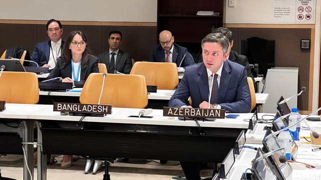 Yalçın Rəfiyev BMT Baş Assambleyasının tədbirlərində iştirak edib