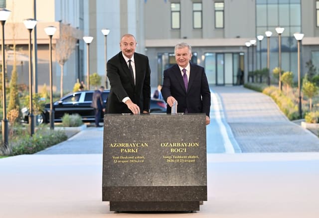 Yeni Daşkənd şəhərində “Azərbaycan” parkının təməli qoyulub