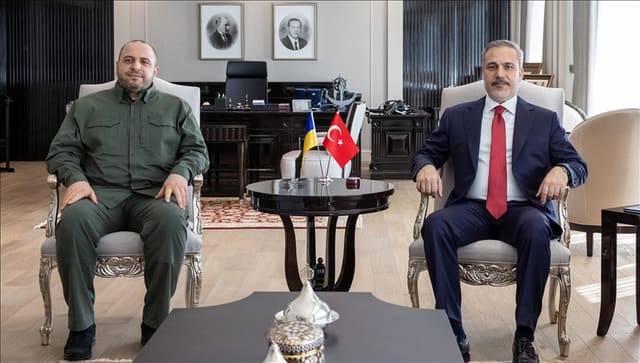 Hakan Fidan Rüstəm Umerovla görüşüb