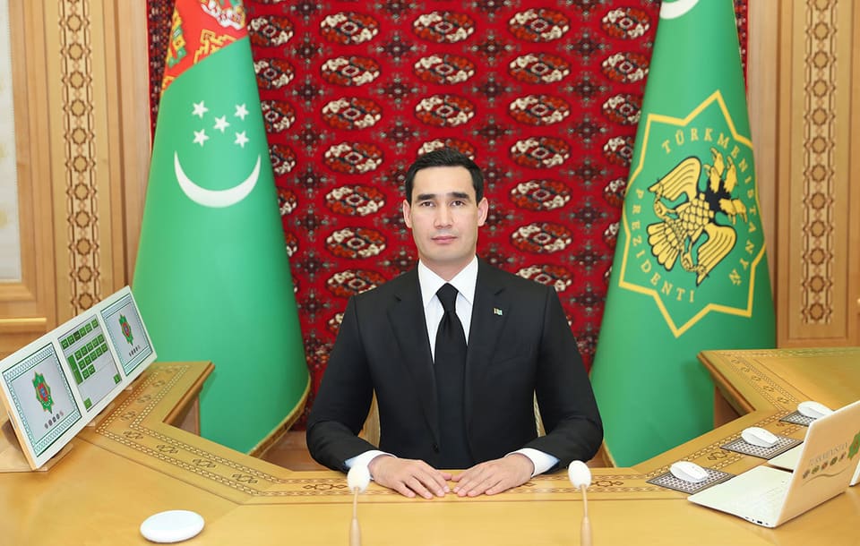 Türkmənistan Prezidenti Qazaxıstanda səfərdədir