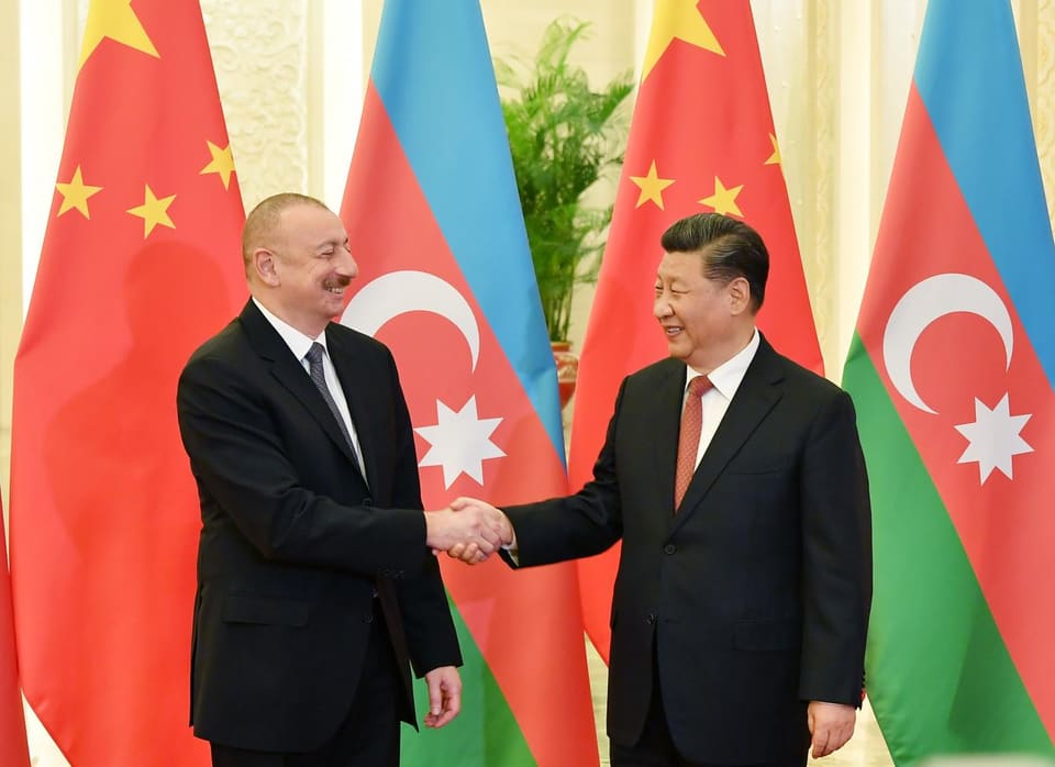 Çin Sədri Azərbaycan Prezidentini təbrik edib