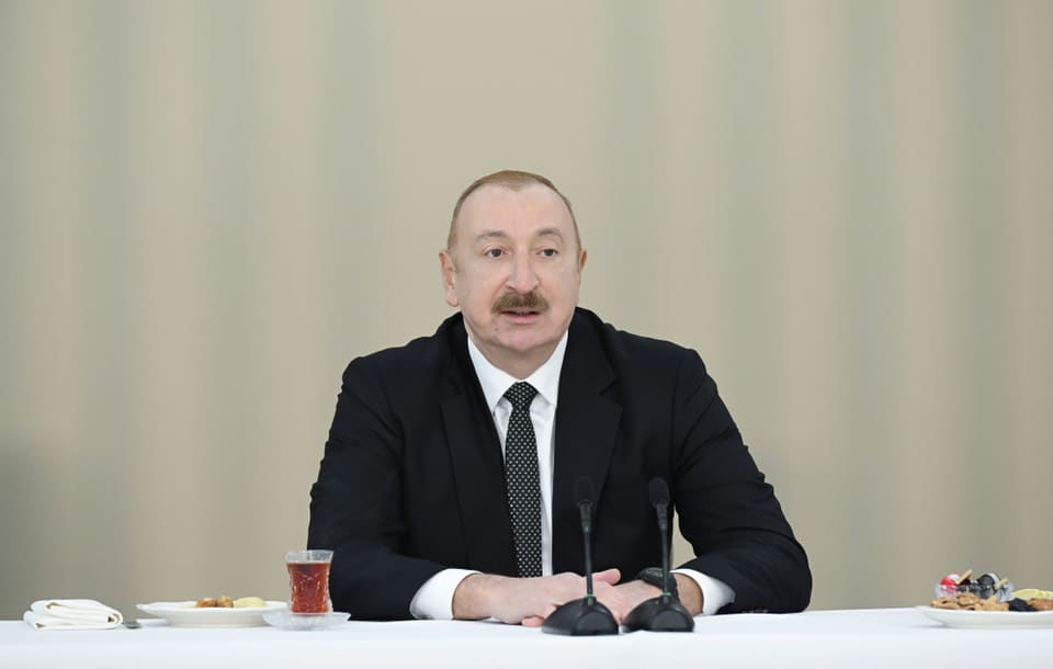 İlham Əliyev: "Qarabağ Ermənistandır və nöqtə" deyənlər "Qarabağ Azərbaycandır!" deməyə məcbur oldular