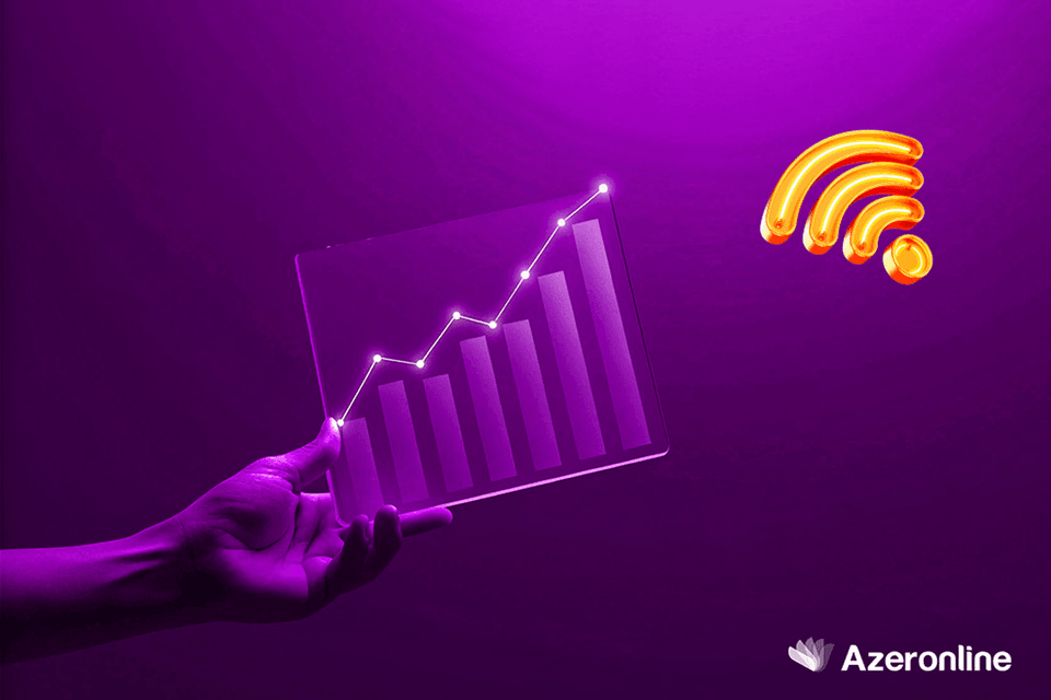 “Azeronline” sabit genişzolaqlı internet sürəti üzrə ölkə lideri oldu