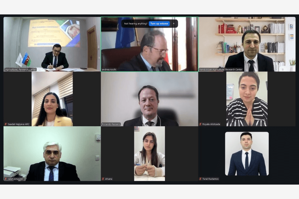 ATM və İtaliyanın Kənd Təsərrüfatı Tədqiqatları və Kənd Təsərrüfatı İqtisadiyyatı Şurası arasında Anlaşma Memorandumu imzalanıb