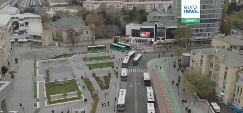Euronews: Bakı şəhər mobilliyini dəyişir. Əsas diqqət avtomobillərə deyil, insanlara yönəlib