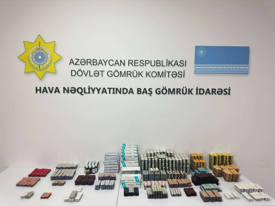 Psixotrop və güclü təsir edən maddələrin olduğu xeyli miqdarda dərman vasitələri aşkar edilib