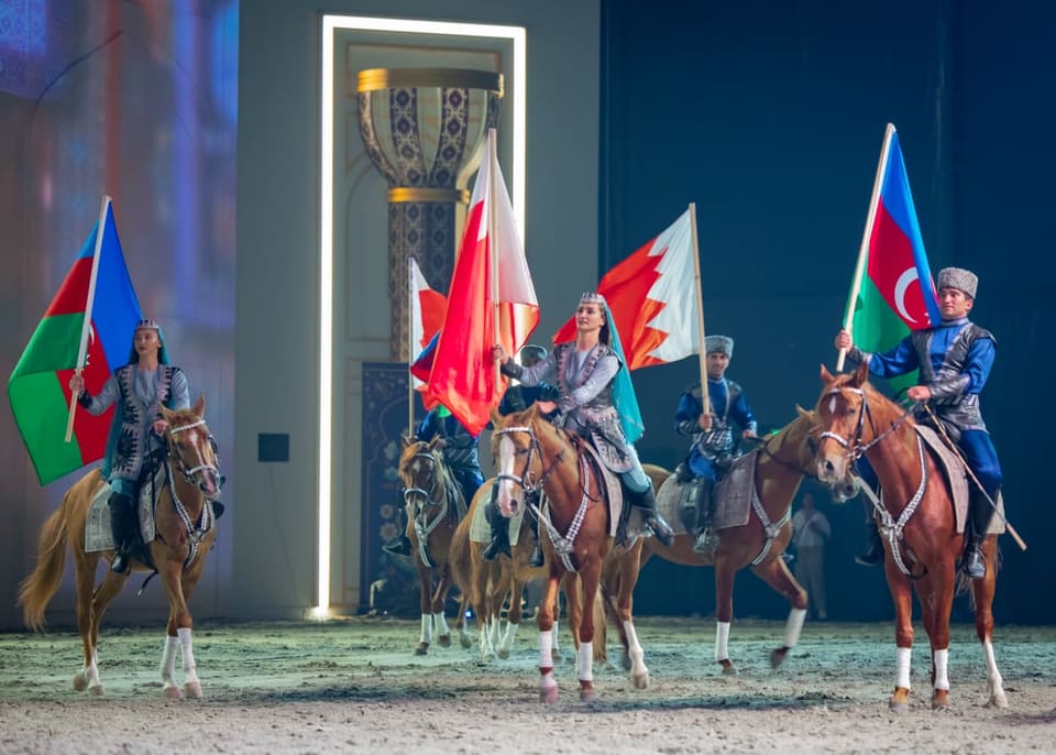 Qarabağ atları Bəhreyndə keçirilən “Mara’ee 2025” festivalında çıxış edib 