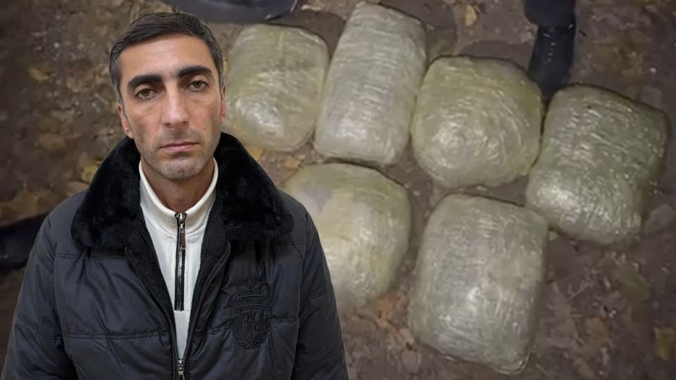 Narkokuryerdən 13 kiloqram marixuana aşkarlanıb