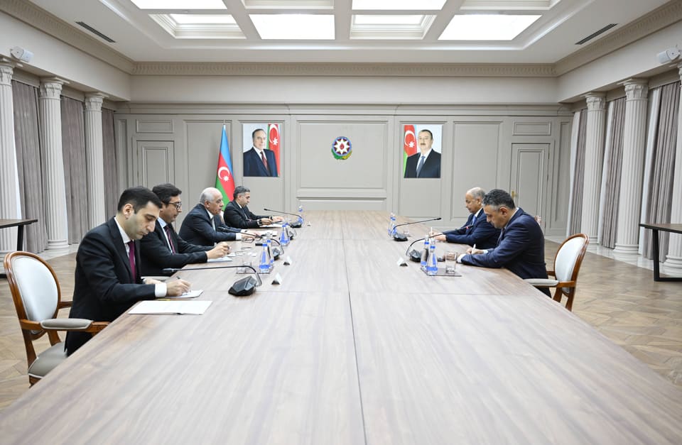 Əli Əsədov Beynəlxalq Su İdman Növləri Federasiyasının prezidenti ilə görüşüb