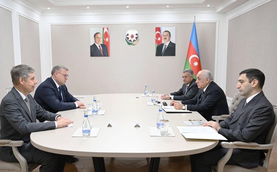 Əli Əsədov Rusiyanın Həştərxan vilayətinin qubernatoru ilə görüşüb