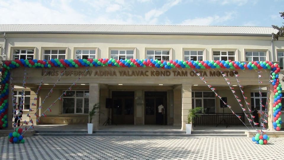 Daha bir kəndin məktəbi əsaslı təmir olunub - FOTOLAR