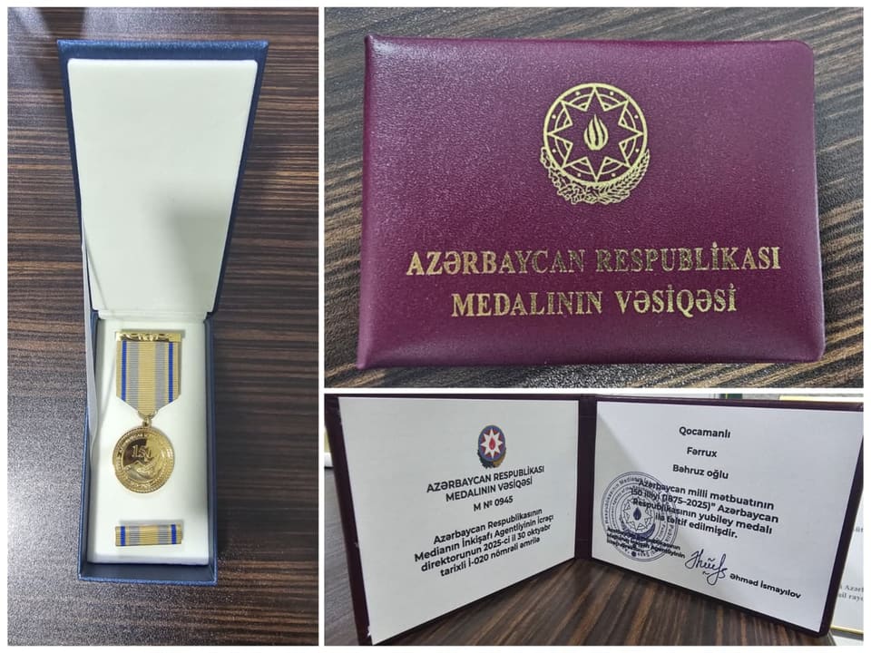 "Operativ Media"nın təsisçisi təltif edilib