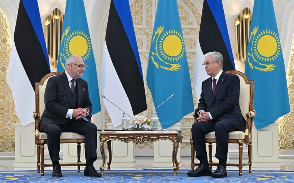 Qazaxıstan və Estoniya prezidentləri görüşüb