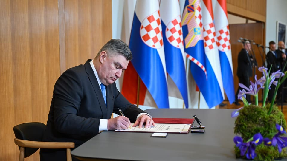 Xorvatiya Prezidenti İlham Əliyevi təbrik edib
