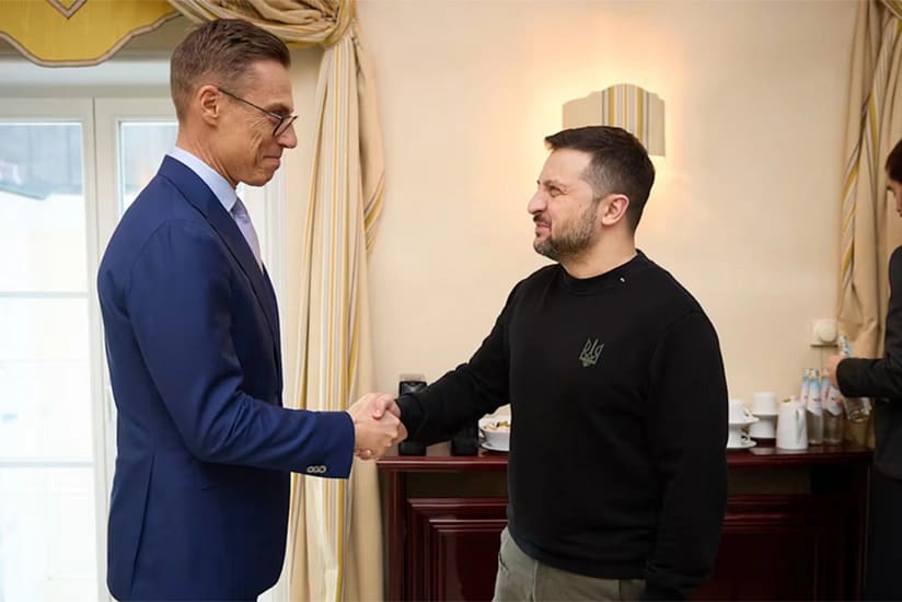 Ukrayna və Finlandiya prezidentləri ABŞ görüşləri öncəsi məsləhətləşmələr aparıblar